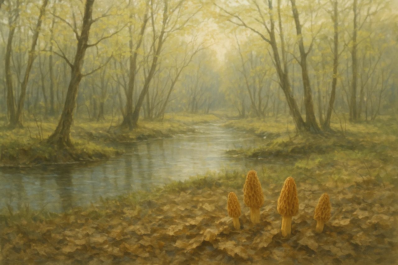 Forêt alluviale du pied du Jura au printemps